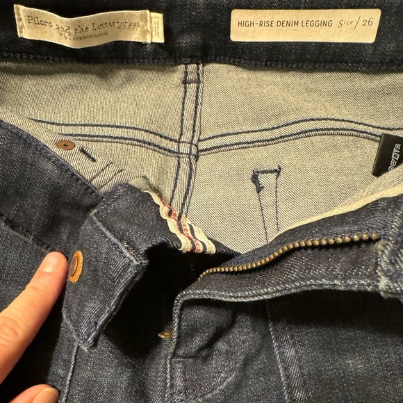 Anthropologie High Rise Denim Legging Jeans - Picture 7 of 7